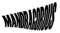 a black and white logo that says mandragorous on a white background