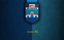 a blue and white emblem for nk osijek fc