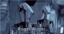 roger roger is the name of the robot in this star wars scene