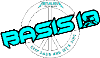 a logo for basis 19 with metallica written on it