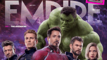 a group of avengers are on the cover of a magazine