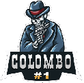 a skeleton wearing a hat and coat is holding a gun in his hand .