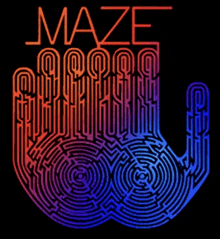 a hand with a maze pattern on it and the words maze above it