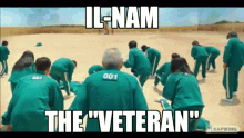 a group of people are playing a game called il-nam