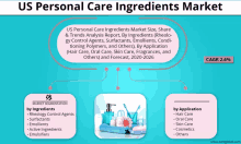 an advertisement for us personal care ingredients market with a picture of a soap dispenser