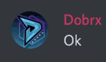 a logo for dobry ok is shown on a discord server