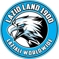 a logo for lazio land 1900 with an eagle