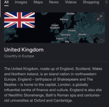 the united kingdom is a country in europe and has a flag