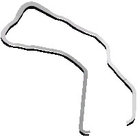 a drawing of a road with a shadow on it