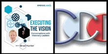 a book called executing the vision with brad hunter on the cover