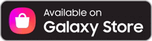 a button that says available on the galaxy store