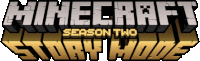 a minecraft logo for season two story mode