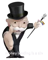 Money Lending Is A Sin Sticker