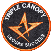 a patch that says triple canopy on it