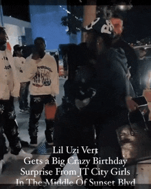 lil uzi vert gets a big crazy birthday surprise from jt city girls