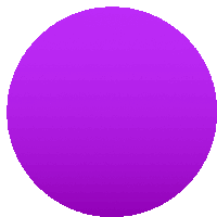 a purple circle with a white border on a white background .