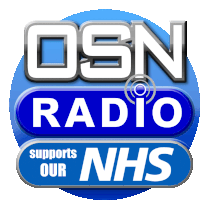 a logo for osn radio supporting nhs