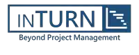 a logo for inturn beyond project management