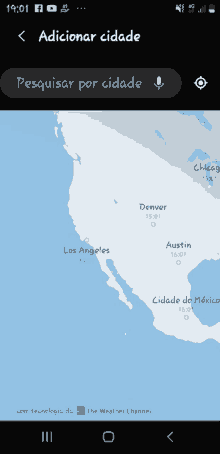 a map of the united states with denver austin and chicago