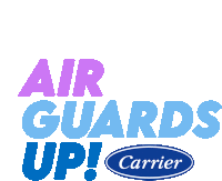 a logo for carrier air guards up