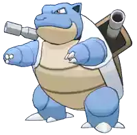 a cartoon turtle with a gun on its back