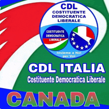 cdl italia costituente democratica liberale canada poster