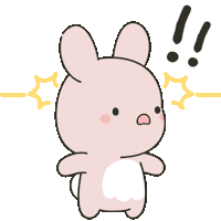 Pink Rabbit Sticker