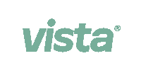 a green vista logo with a r on it