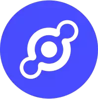 a blue circle with a white circle in it