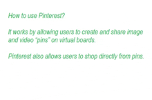 how to use pinterest is written in green on a white background