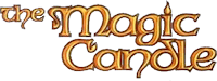 a logo for the magic candle is shown