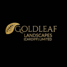 a logo for goldleaf landscapes cardiff limited