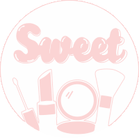 the word sweet is on a pink circle