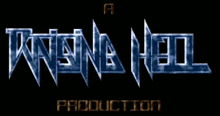 a sign that says ' a krishna hol production ' on a black background