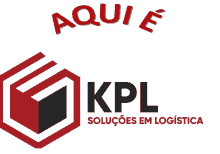 a logo for kpl solutions em logistica with a red box