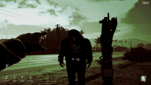 a screenshot of a video game with a person wearing an adidas hoodie