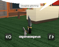 a screenshot of a video game with the words imagine glitching at the top