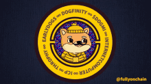 a logo for early dogs dogfinity trophy