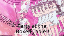 Party At The Boxed Table Vc GIF