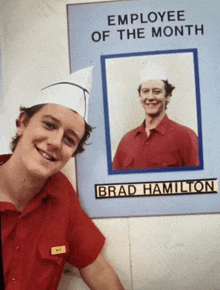 brad hamilton is the employee of the month for this restaurant