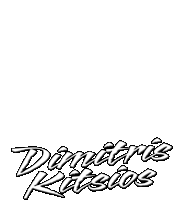 a black and white logo that says dimitrios ritzios