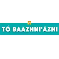 a blue sign that says to baazhni ' azhi