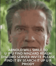 arnold will smile to u if u find ninzard realm discord server invite please find it by search it up ur priddy