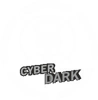 a logo that says cyber dark on it