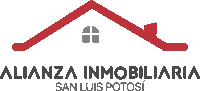 a logo for a company called alianza inmobiliaria san luis potosí