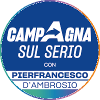 a blue campaigna sul serio con pierfrancesco d' ambrosio sticker