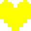 it looks like a pixel art heart with a white background .