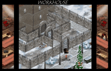 a screenshot of a game called workhouse shows a fenced in area