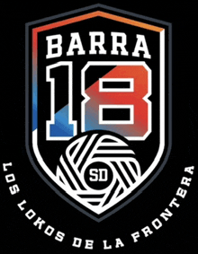 a logo for barra 18 los lokos de la frontiera