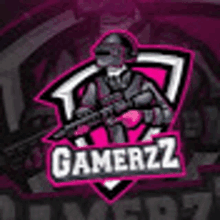 a logo for a video game team called gamerzz .